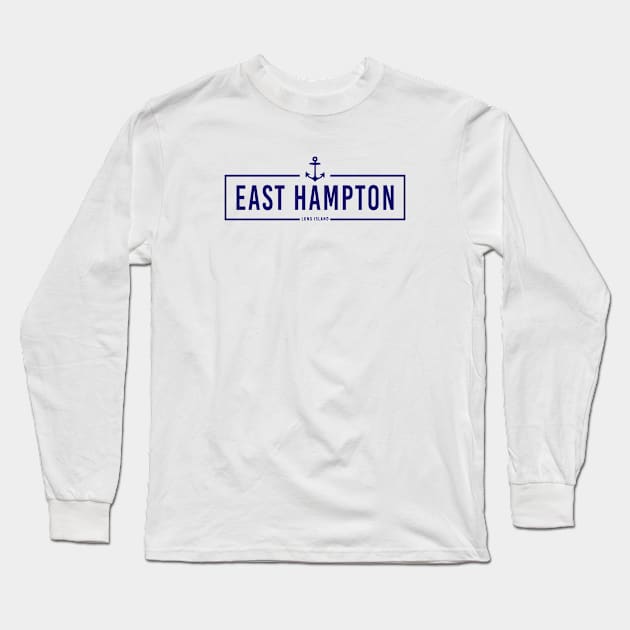 Hipster East Hampton Long Sleeve T-Shirt by RachelLaBianca